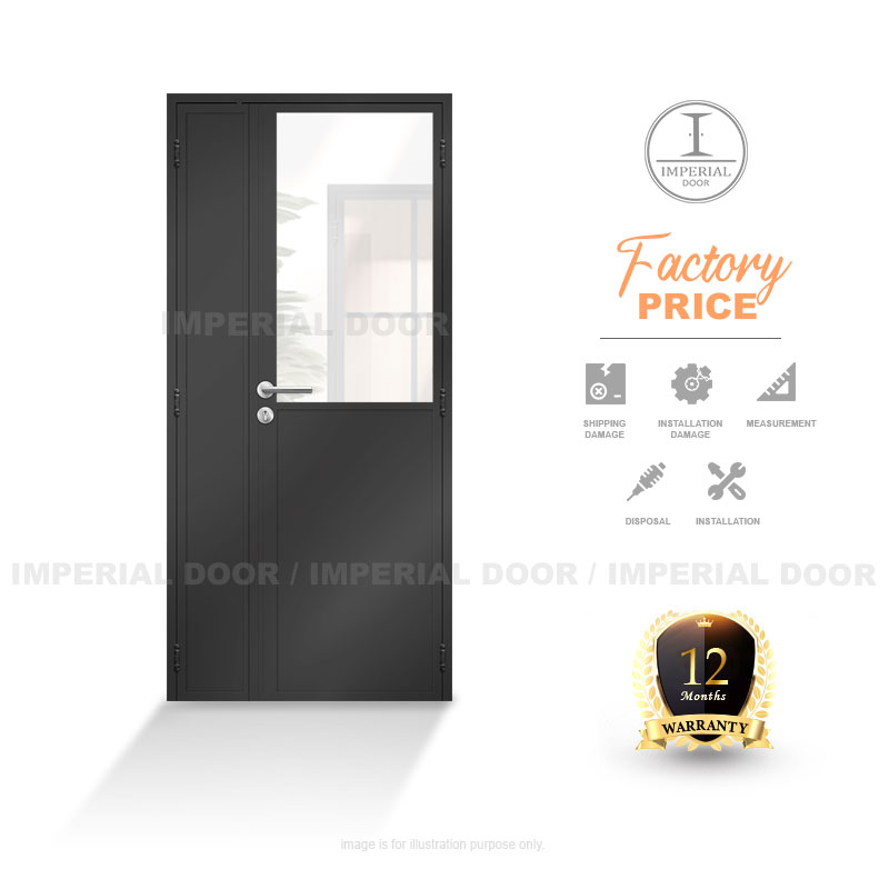 HDB Quality Gate - Glass Gate - G112 - Direct Door Factory